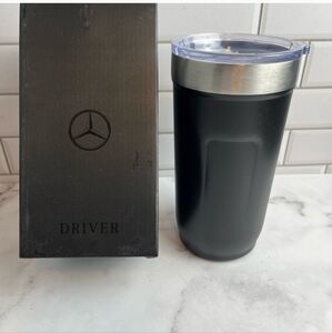New Mercedes Benz  driver  Travel Metal Thermos Mug with Plastic Lid 20oz